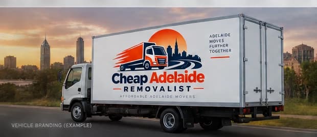 Cheap Adelaide Removalist Branded Moving Truck
